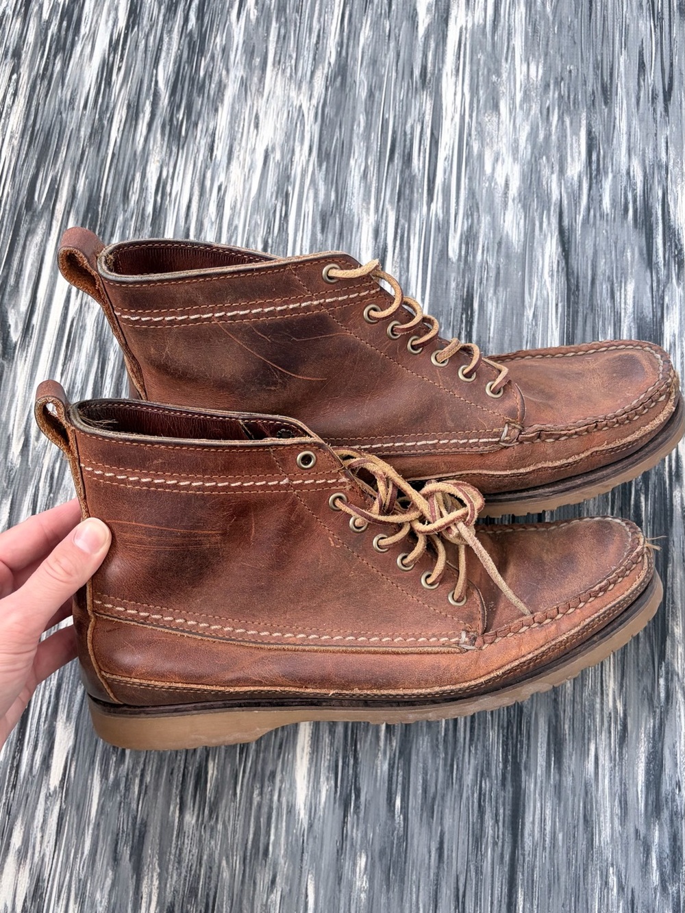 Red Wing x J. crew Wabasha Chukka Boots-Brown Leather